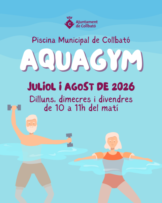 Cursos Aquagym Estiu 2026