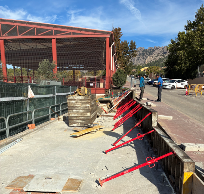 Construcció nou dipòsit al pou de l'skate