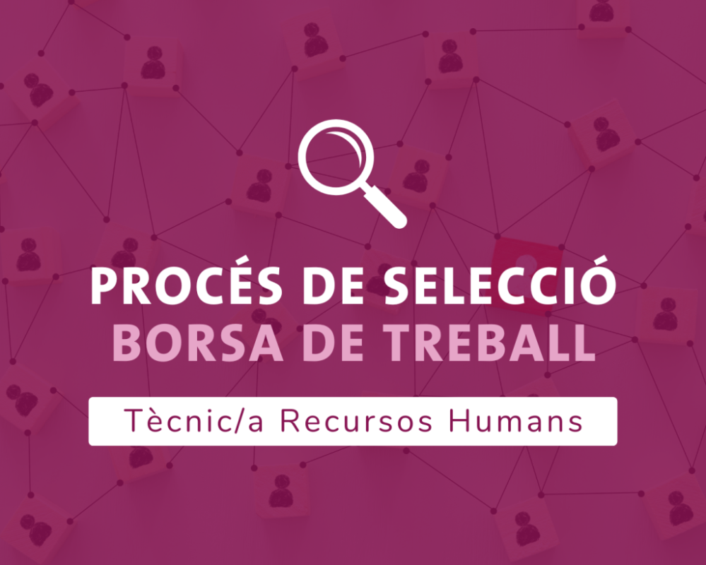 Oferta Laboral Tècnic/a Recursos Humans
