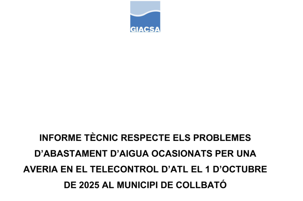 Informe GIACSA octubre 2025