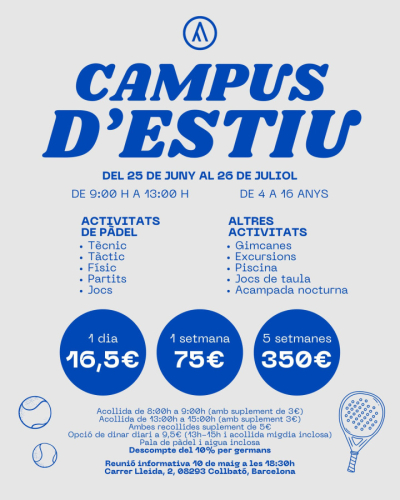 Campus esportiu Padel