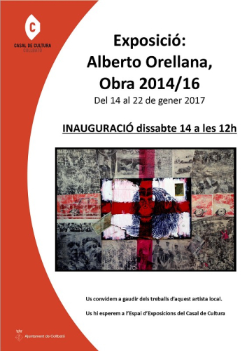 Cartell de l'exposició d'Alberto Orellana