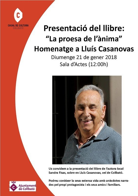 Presentació del llibre sobre Lluís Casanovas