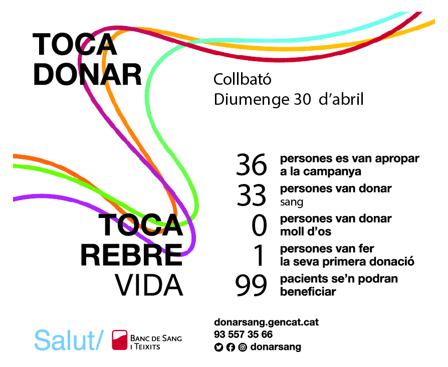 Resultats jornada donació de sang