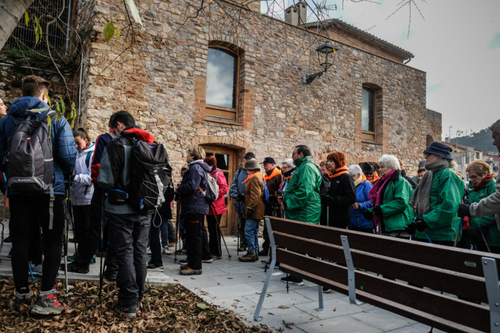 La caminada de la gent gran, ahir a Collbató