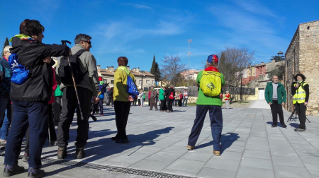 Caminada de la gent gran a Collbató