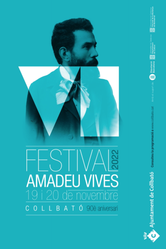 Cartell Festival Amadeu Vives 2022