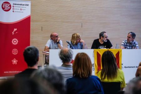 Acte de presentació de la Intersindical-Confederació Sindical Catalana a Collbató