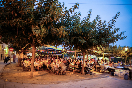 El sopar de germanor de la Festa Major de la Font del Còdol