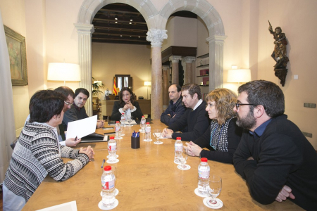Reunió dels patrons de la Fundació FIL a la Diputació de Barcelona
