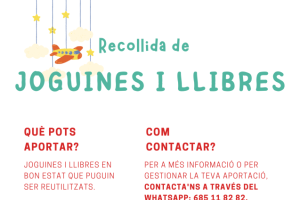 Recollida de joguines i llibres