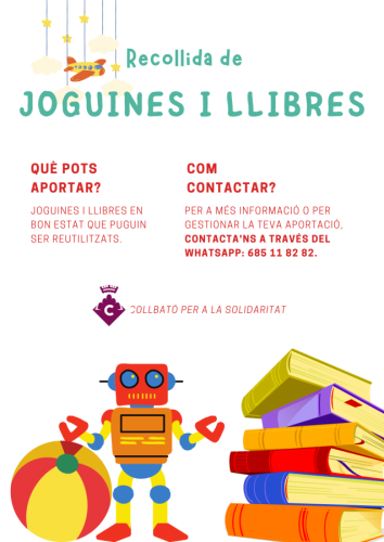 Recollida de joguines i llibres