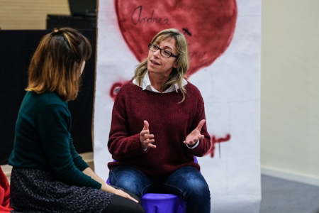 Les veïnes dialogaven amb els actors i proposaven solucions