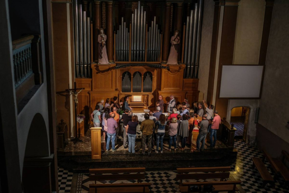 La visita a l'orgue de l'església de Sant Corneli forma part d'una de les activitats previstes