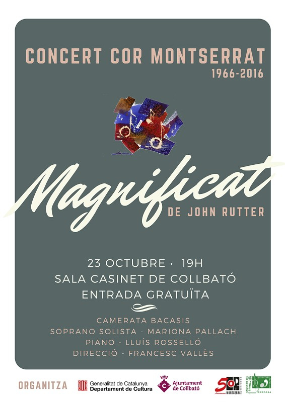 Magnificat, actuació del Cor Montserrat i de la Camerata Bacasis