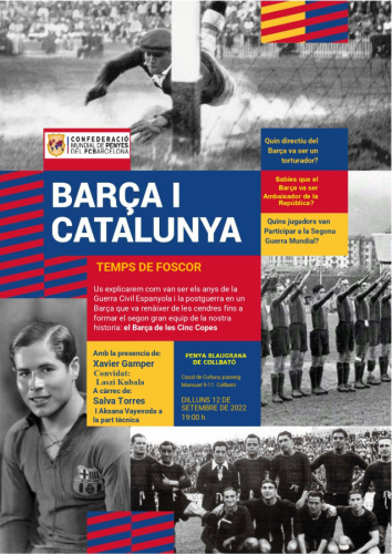Conferència "Barça i Catalunya: temps de foscor"