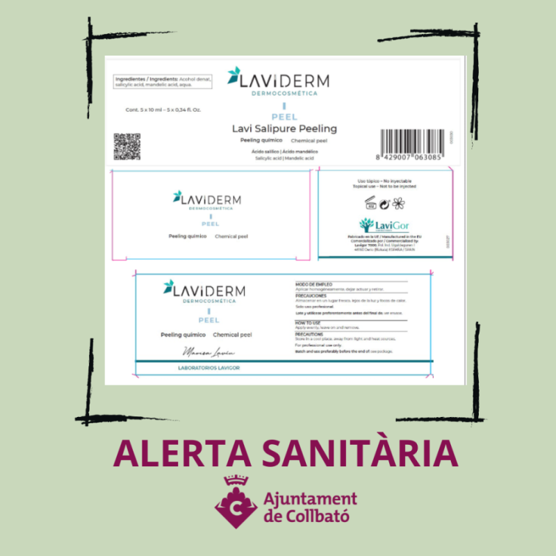 Alerta sanitaria comètics