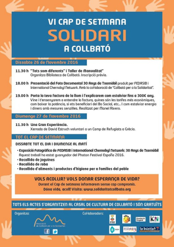 Programa del Cap de Setmana Solidari