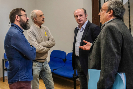 Reunió amb representants de Companyia General d'Aigües de Catalunya, l'empresa adjudicatària de la sectoritació i la telelectura de la xarxa d'aigua