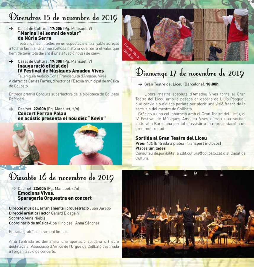 Programa del festival